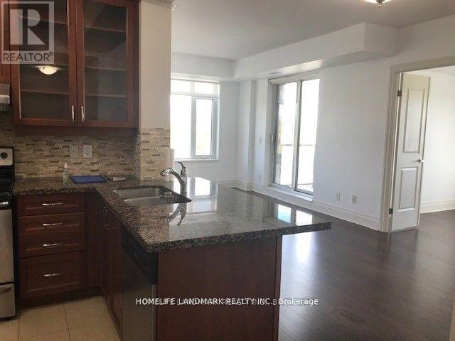 307 - 151 Upper Duke Crescent, Markham, ON - Indoor Photo Showing Kitchen With Double Sink