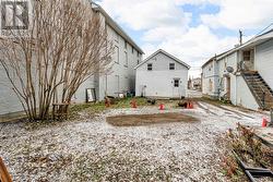 back yard/shared driveway with 2 parking spaces -