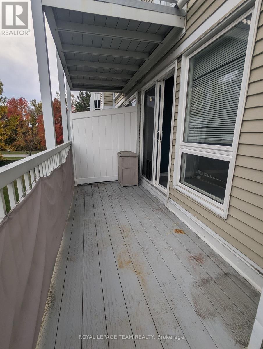 Main Balcony off living room - 17B - 6010 Red Willow Drive, Ottawa, ON - Outdoor With Exterior