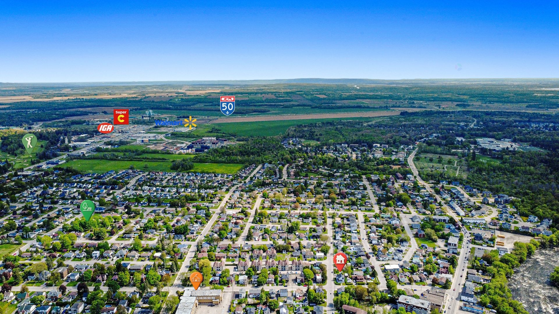 Overall view - 328 Rue Fern, Lachute, QC - Outdoor With View