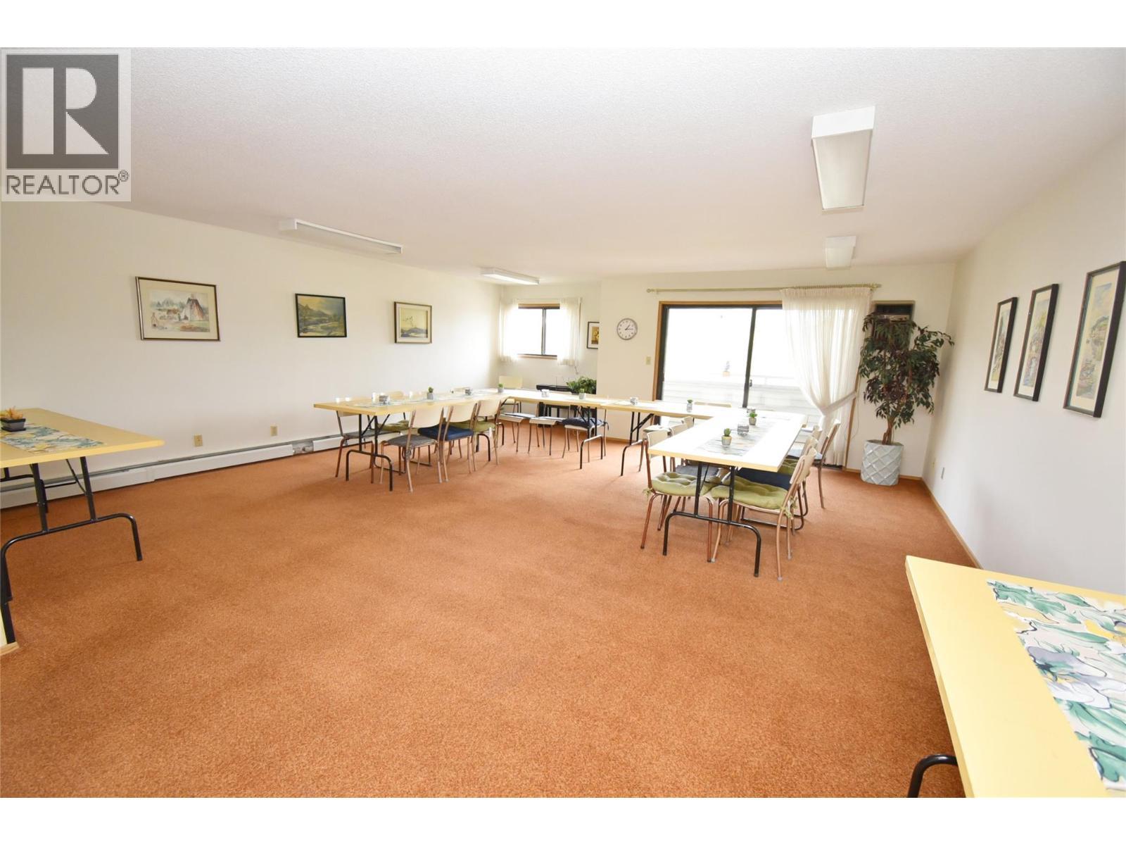 Party room - 3608 27 Avenue Unit# 103, Vernon, BC - Indoor Photo Showing Dining Room