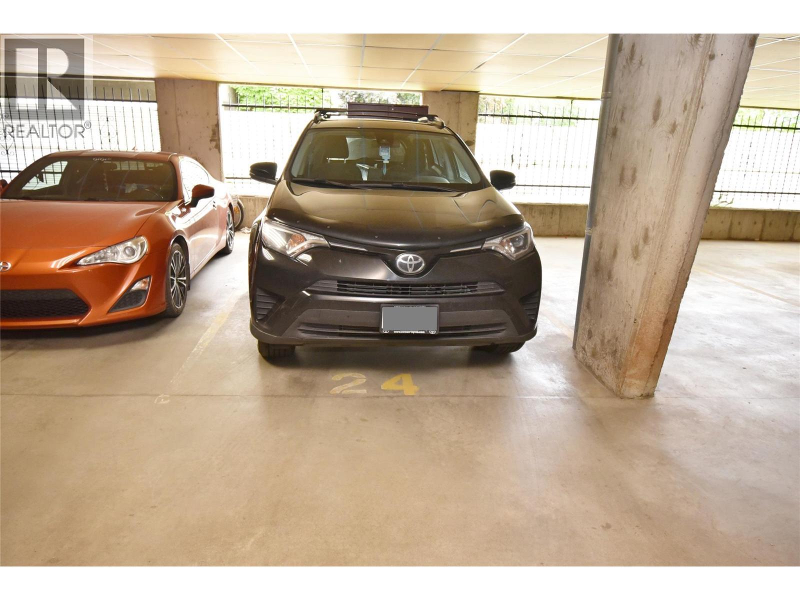 Parking spot # 24 - 3608 27 Avenue Unit# 103, Vernon, BC - Indoor Photo Showing Garage