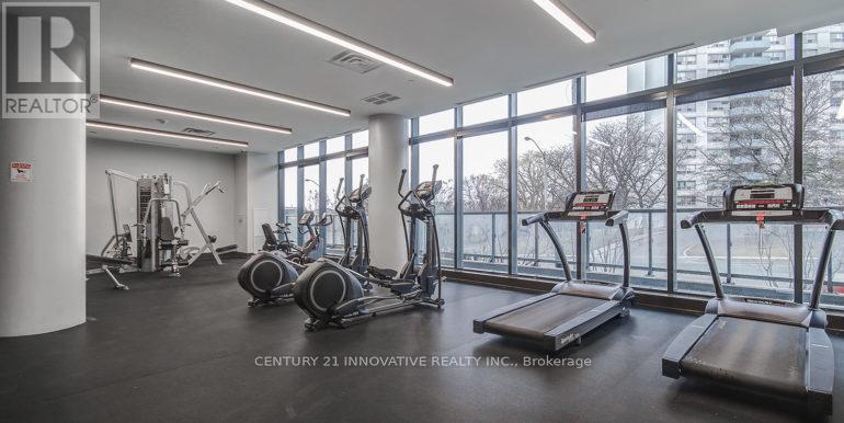 302 - 1461 Lawrence Avenue W, Toronto, ON - Indoor Photo Showing Gym Room