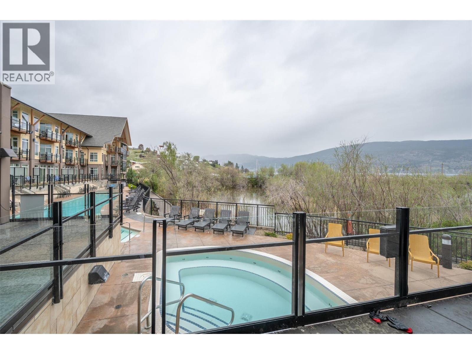 13011 Lakeshore Drive Unit# 105, Summerland, BC - Outdoor With In Ground Pool With Balcony