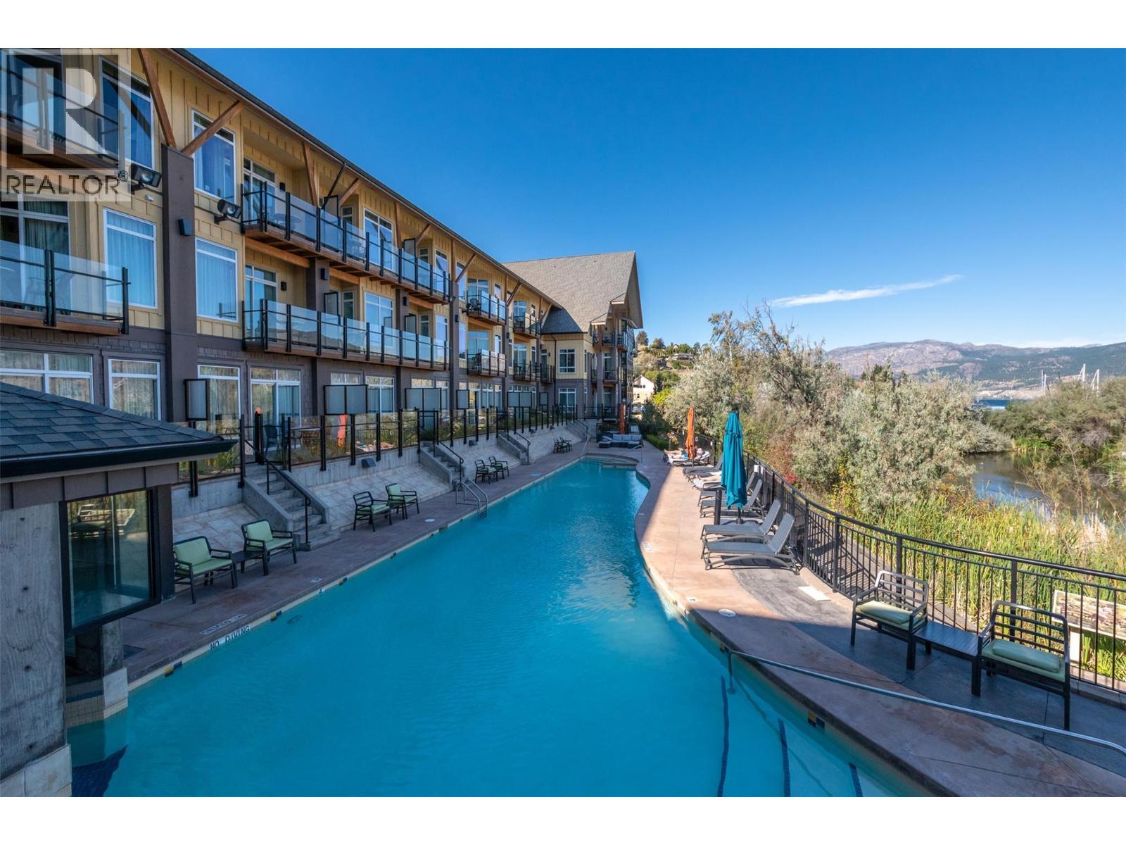 13011 Lakeshore Drive Unit# 105, Summerland, BC - Outdoor With In Ground Pool With Balcony