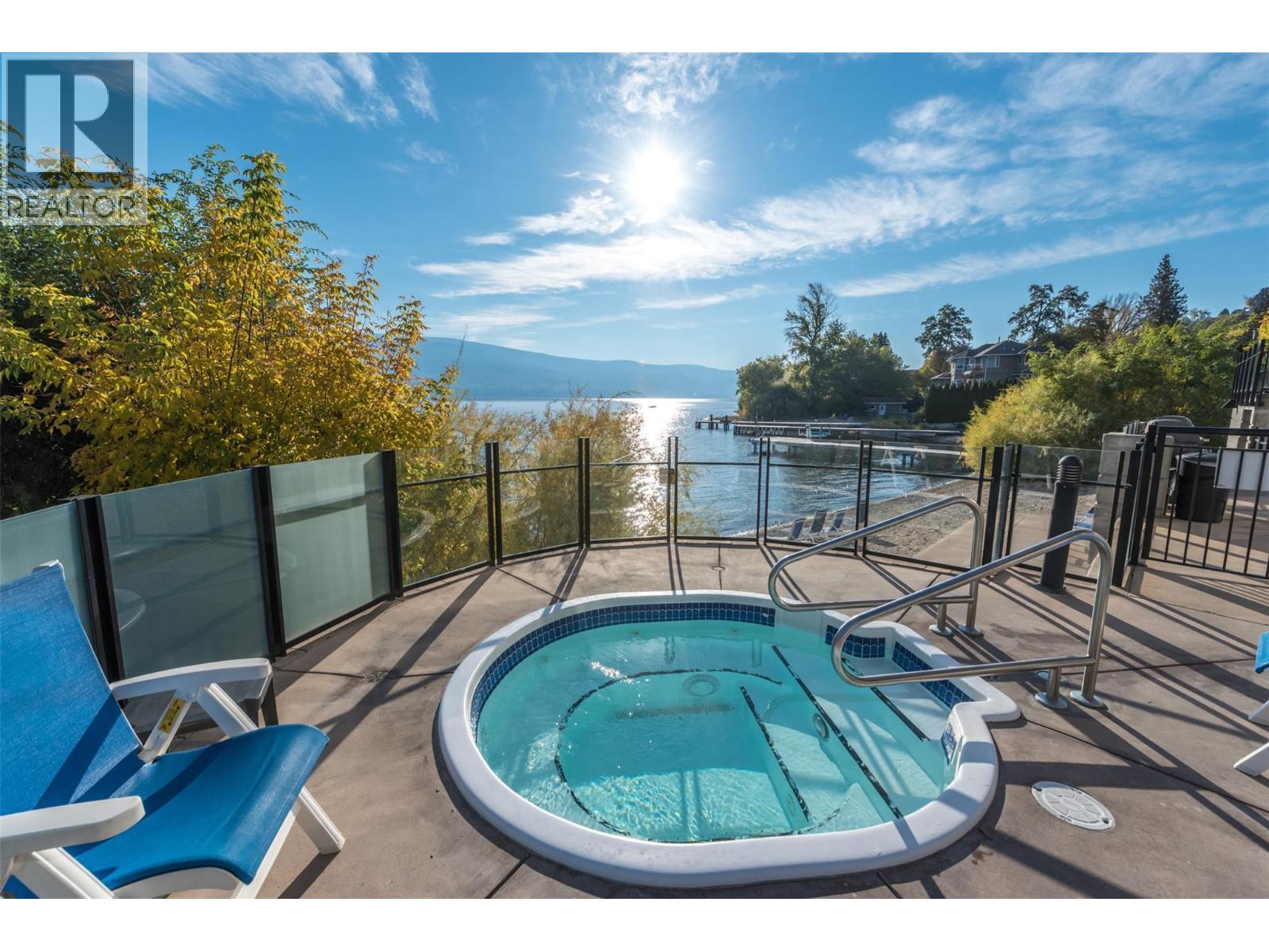 13011 Lakeshore Drive Unit# 105, Summerland, BC - Outdoor With In Ground Pool With View