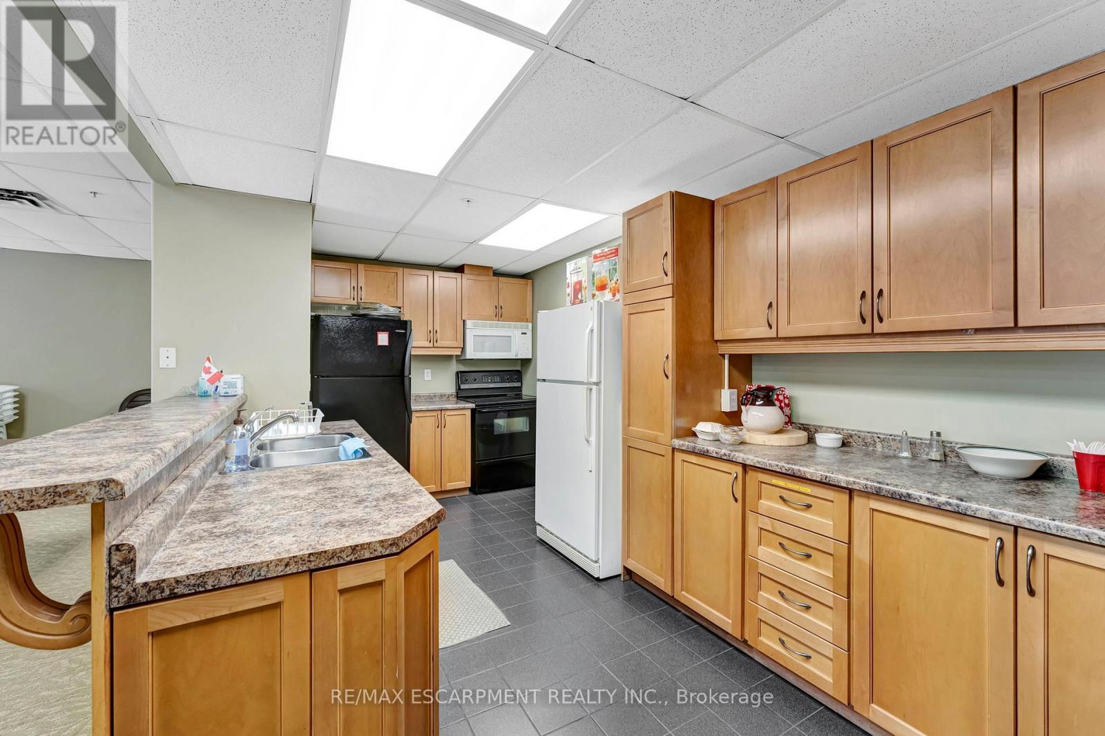 506 - 1770 Main Street W, Hamilton, ON - Indoor Photo Showing Kitchen With Double Sink
