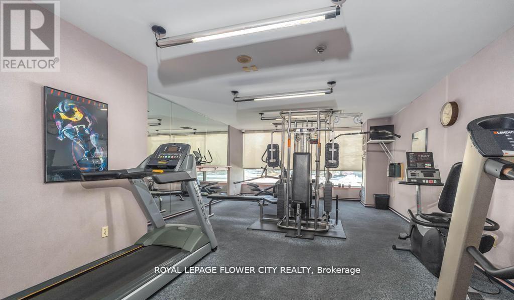 603 - 10 Laurelcrest Street, Brampton, ON - Indoor Photo Showing Gym Room