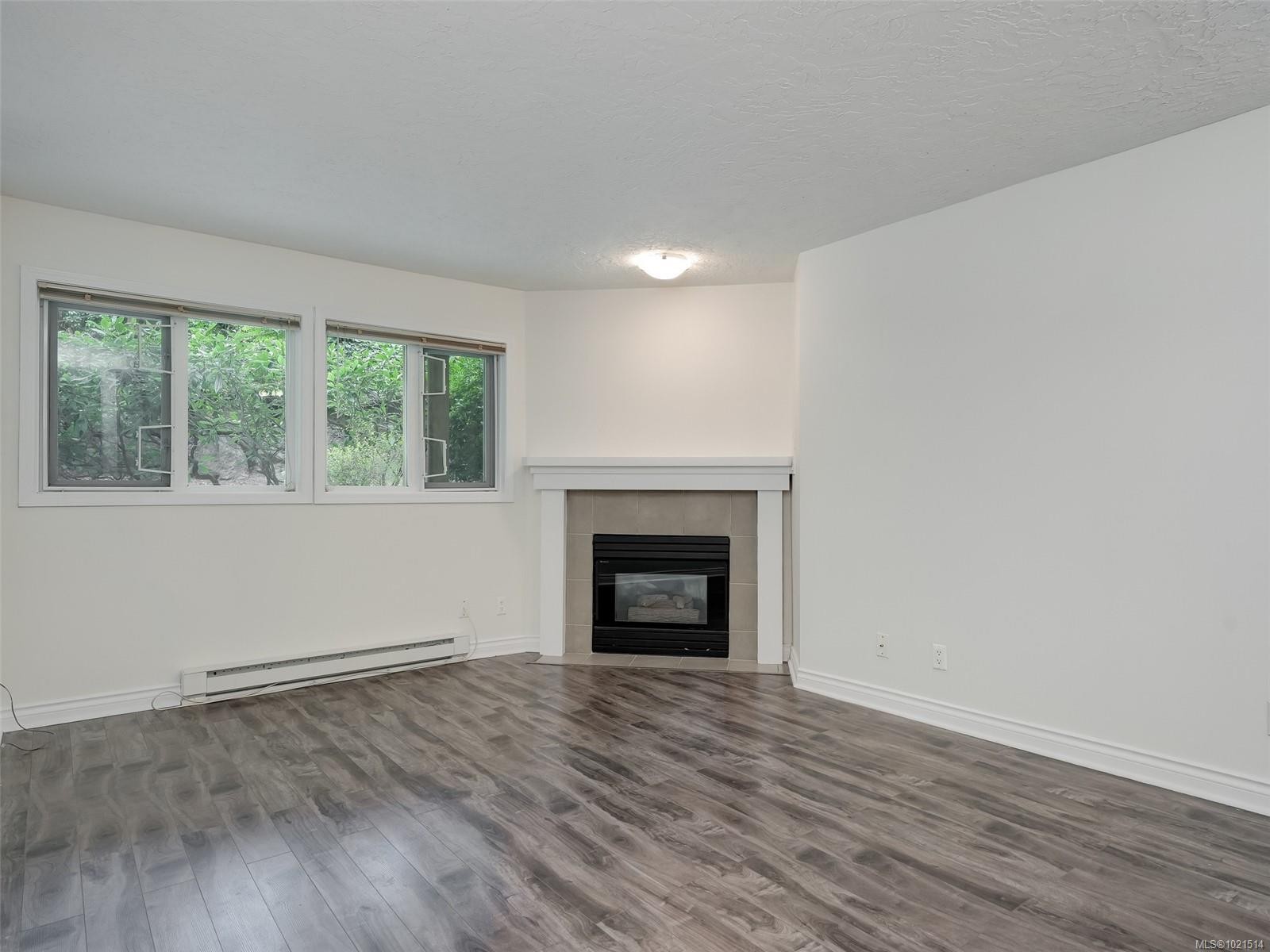 104-494 Marsett Pl, Saanich, BC - Indoor Photo Showing Living Room With Fireplace