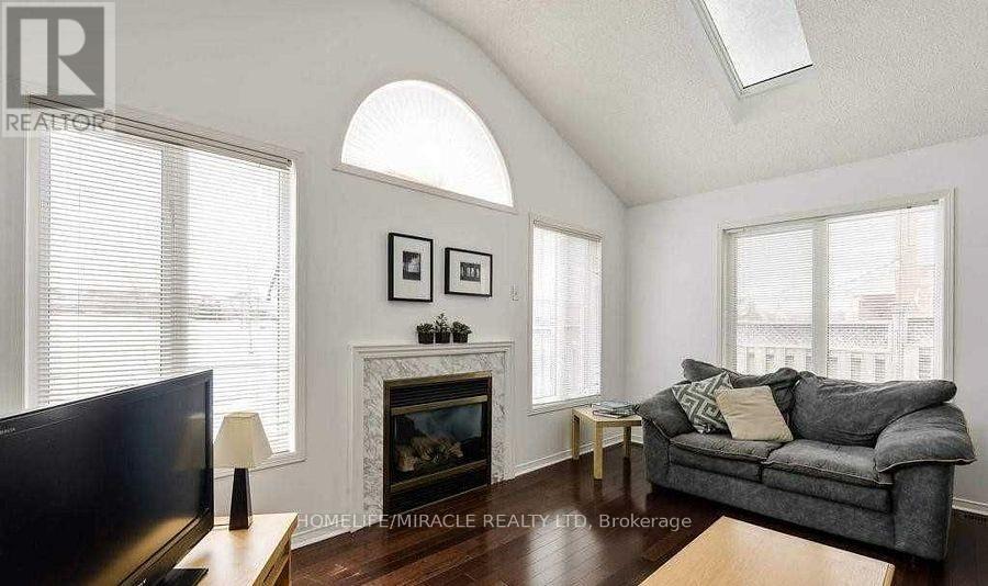 12 Willow Park Drive, Brampton, ON - Indoor Photo Showing Living Room With Fireplace