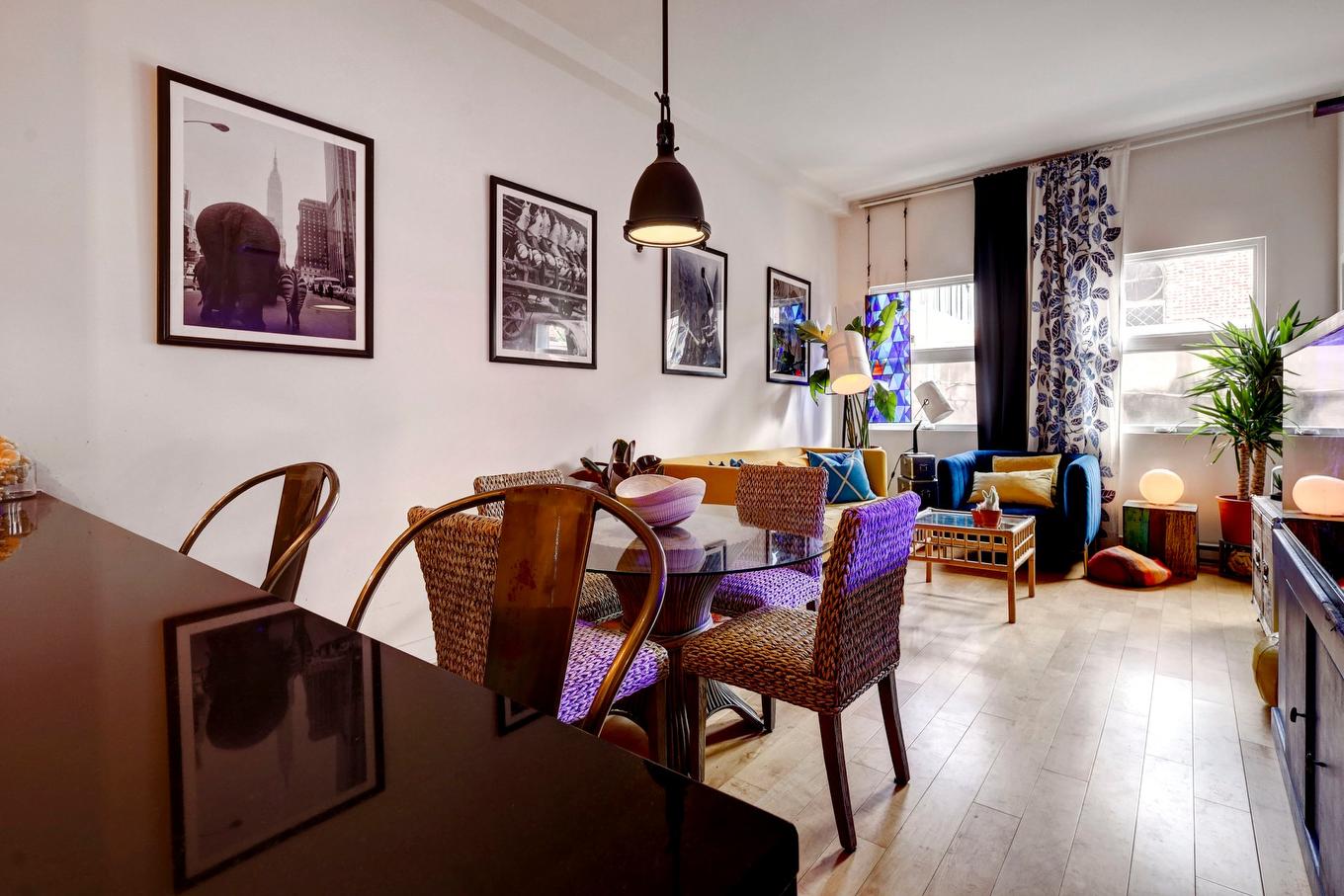 Vue d'ensemble - 202-60 Rue Jean-Talon O., Montréal (Rosemont/La Petite-Patrie), QC - Indoor Photo Showing Dining Room