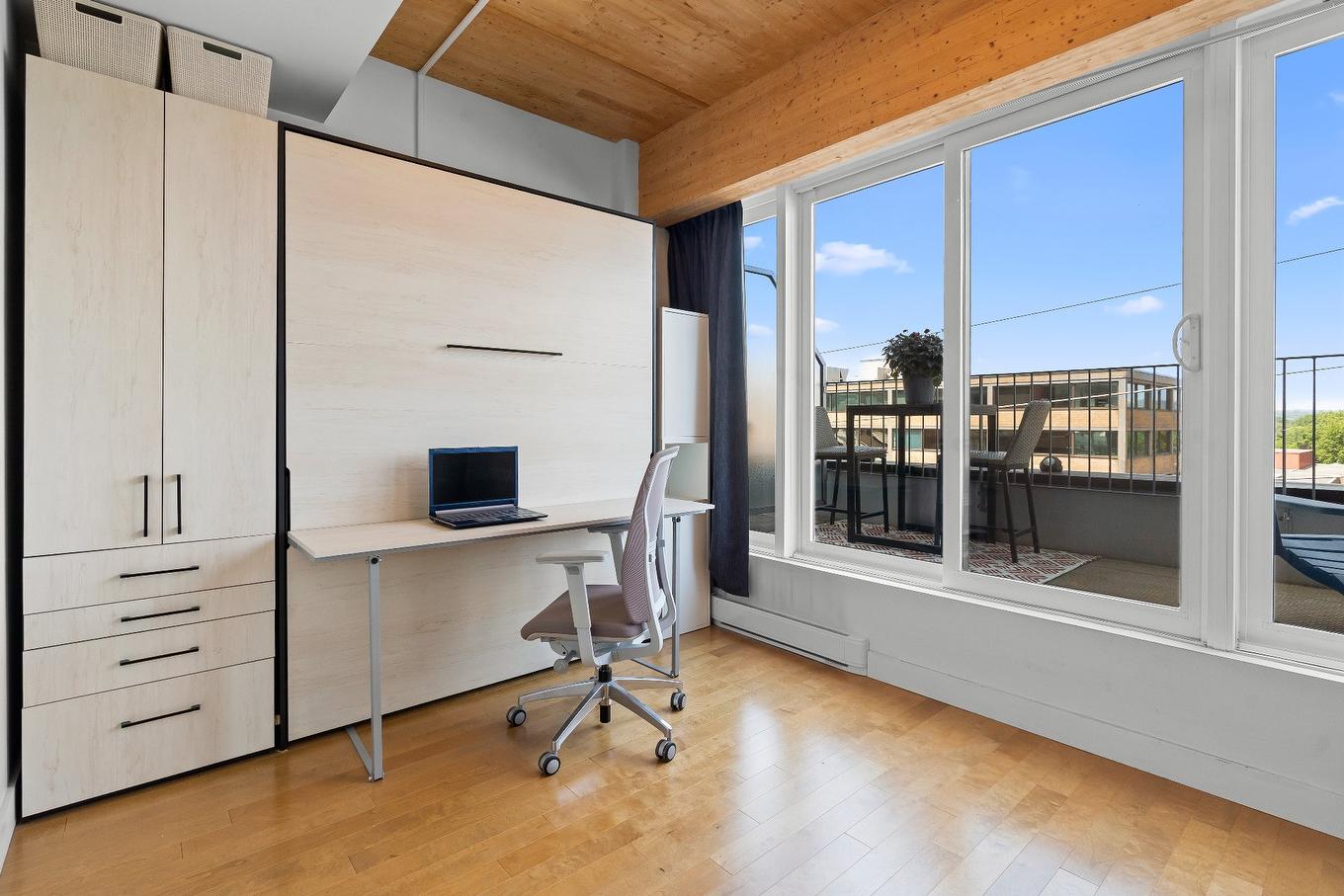 Chambre à coucher - 511-520 Rue De La Salle, Québec (La Cité-Limoilou), QC - Indoor Photo Showing Office