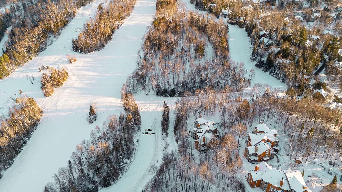 Aerial photo - 203 Mtée Victor-Nymark, Saint-Sauveur, QC - Outdoor With View