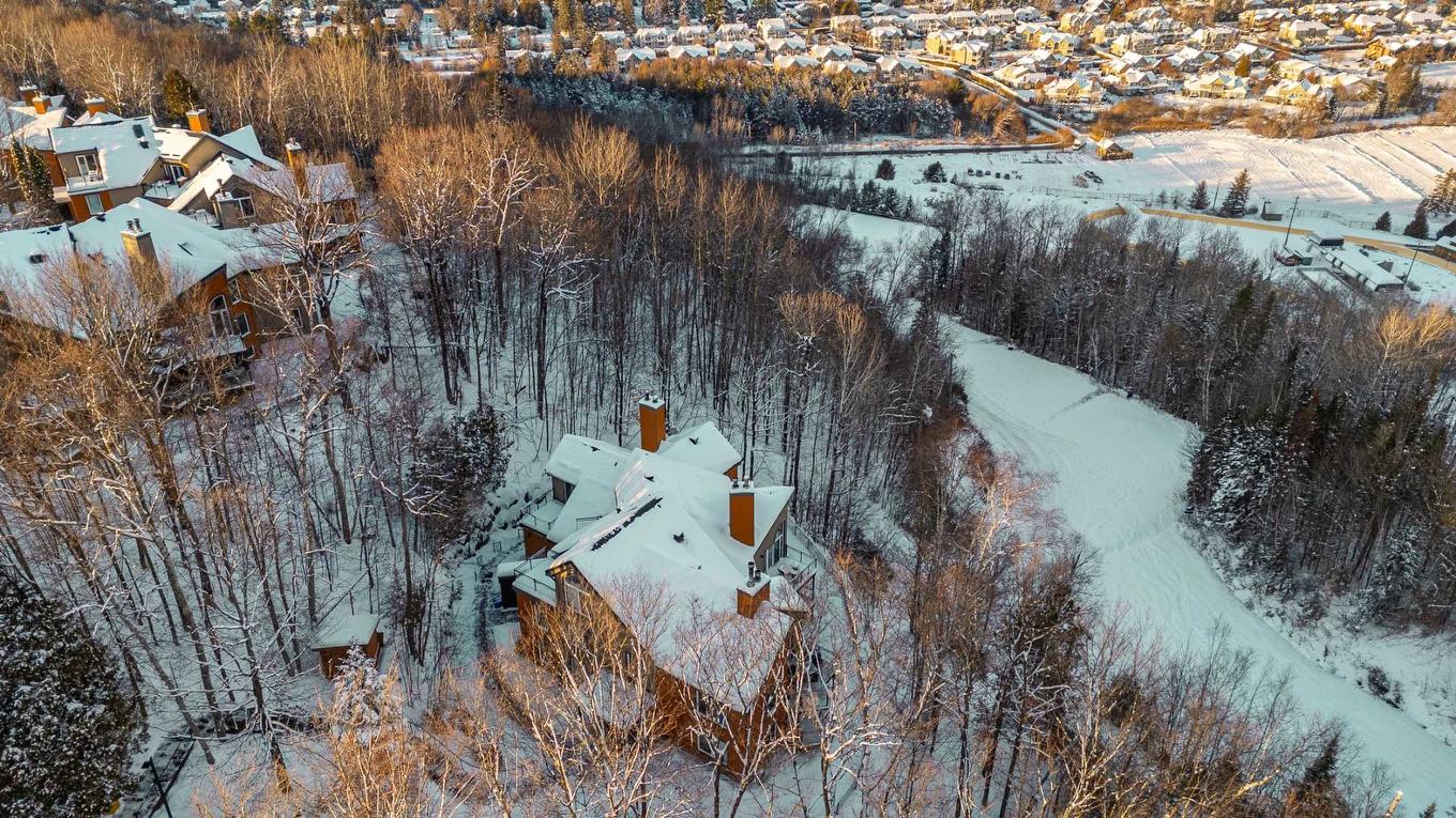 Aerial photo - 203 Mtée Victor-Nymark, Saint-Sauveur, QC - Outdoor With View