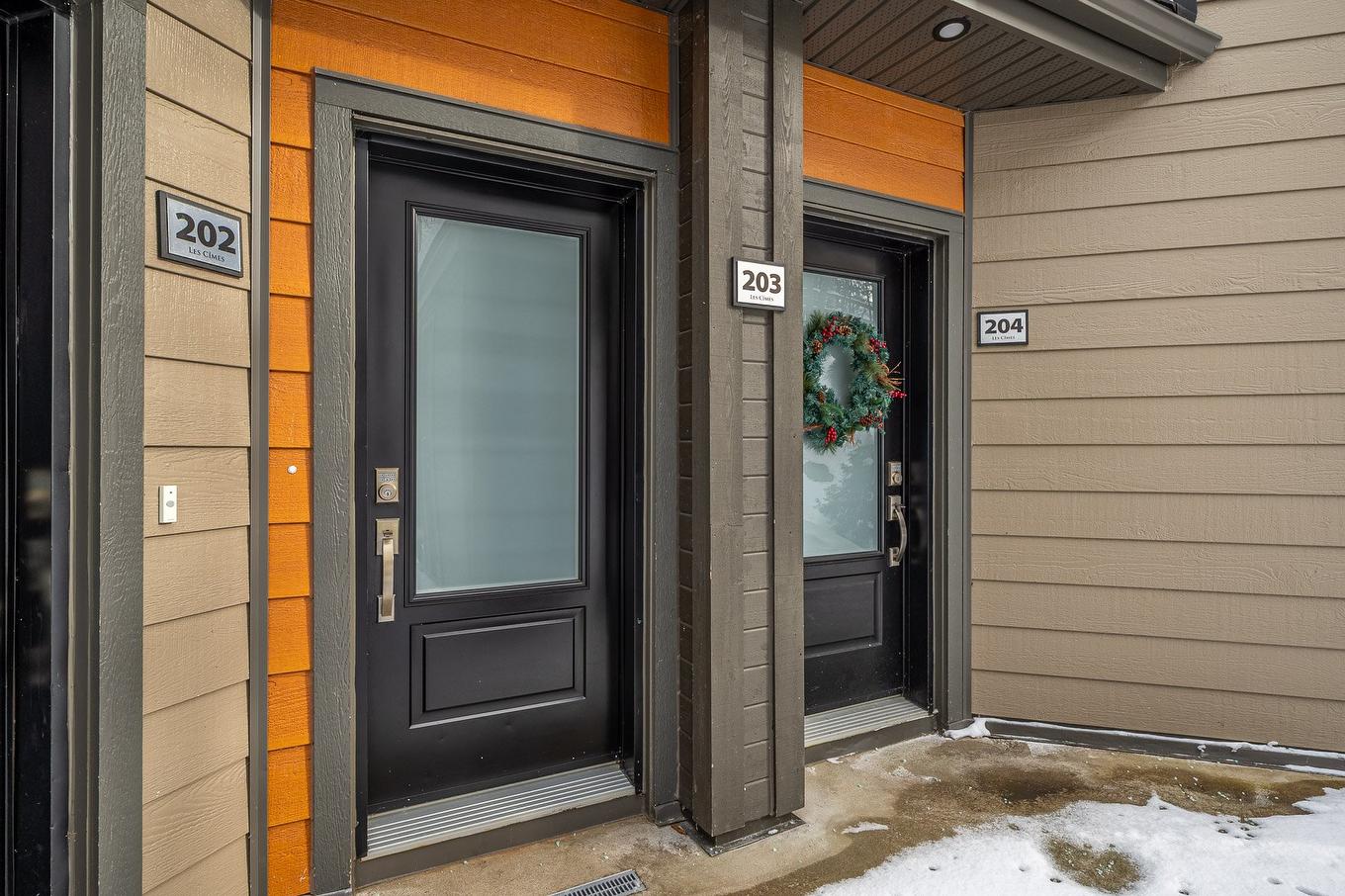 Exterior entrance - 203 Mtée Victor-Nymark, Saint-Sauveur, QC - Outdoor With Exterior