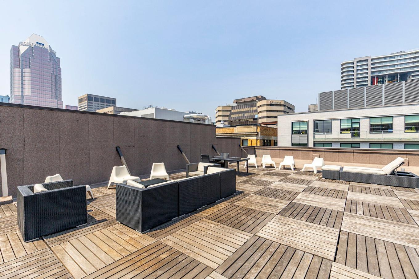 Patio - 900-1449 Rue St-Alexandre, Montréal (Ville-Marie), QC - Outdoor With Deck Patio Veranda