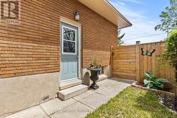 Separate entrance into basement -