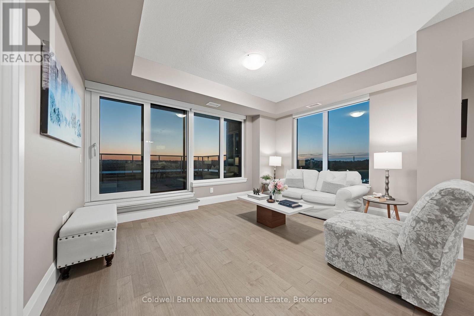 802 - 73 Arthur Street, Guelph (St. George'S), ON - Indoor Photo Showing Living Room