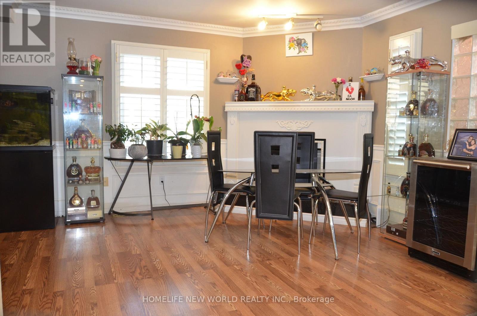 77 Nadia Avenue, Vaughan, ON - Indoor Photo Showing Dining Room With Fireplace