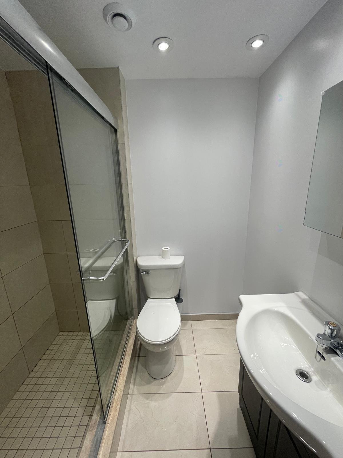 Salle de bains - 102-4921 Av. Clanranald, Montréal (Côte-Des-Neiges/Notre-Dame-De-Grâce), QC - Indoor Photo Showing Bathroom