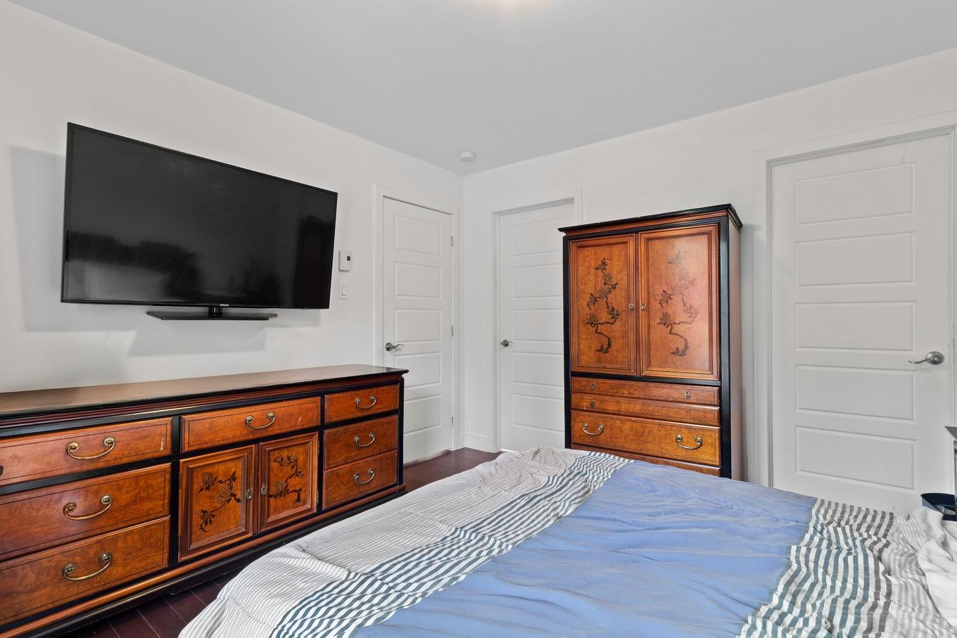 Primary bedroom - 4575 Rue De La Rogeloise, Sainte-Adèle, QC - Indoor Photo Showing Bedroom