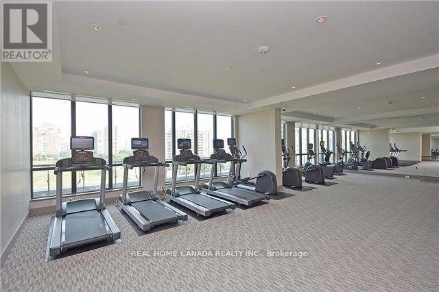 409 - 3975 Grand Park Drive, Mississauga, ON - Indoor Photo Showing Gym Room