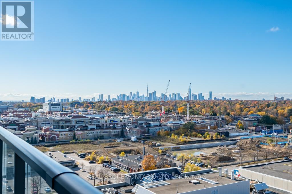 1302 - 33 Frederick Todd Way, Toronto, ON - Outdoor With Balcony With View