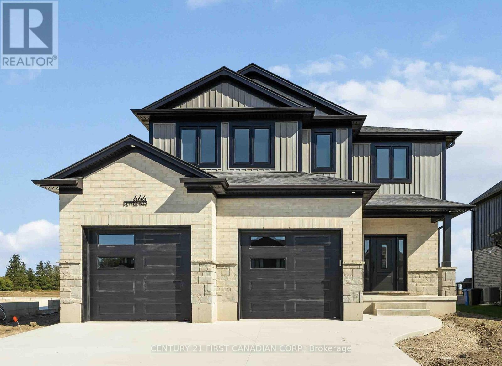 Example of Previously Built Model - 7 Doerr Court, North Middlesex (Ailsa Craig), ON - Outdoor With Facade