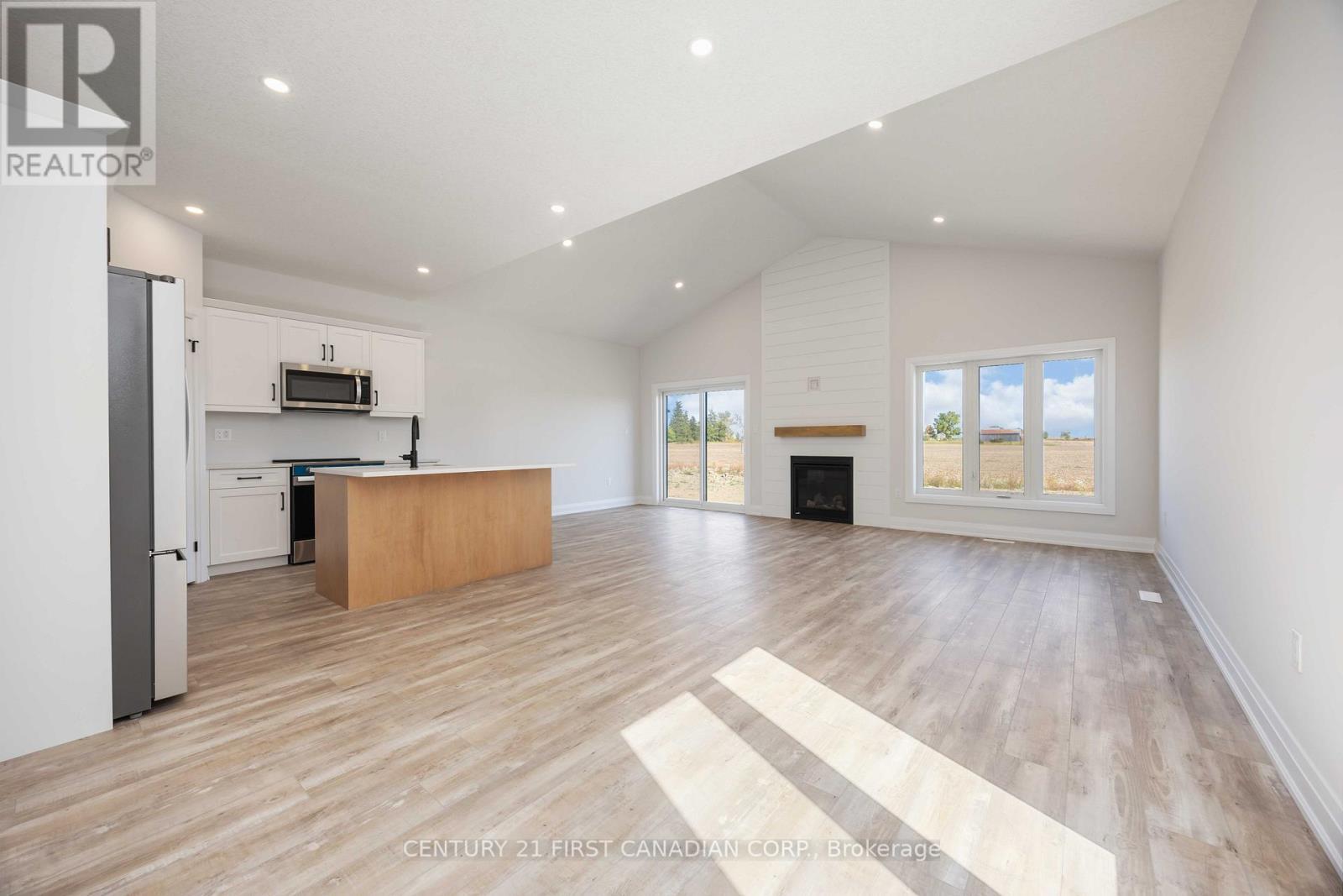 7 Doerr Court, North Middlesex (Ailsa Craig), ON - Indoor With Fireplace