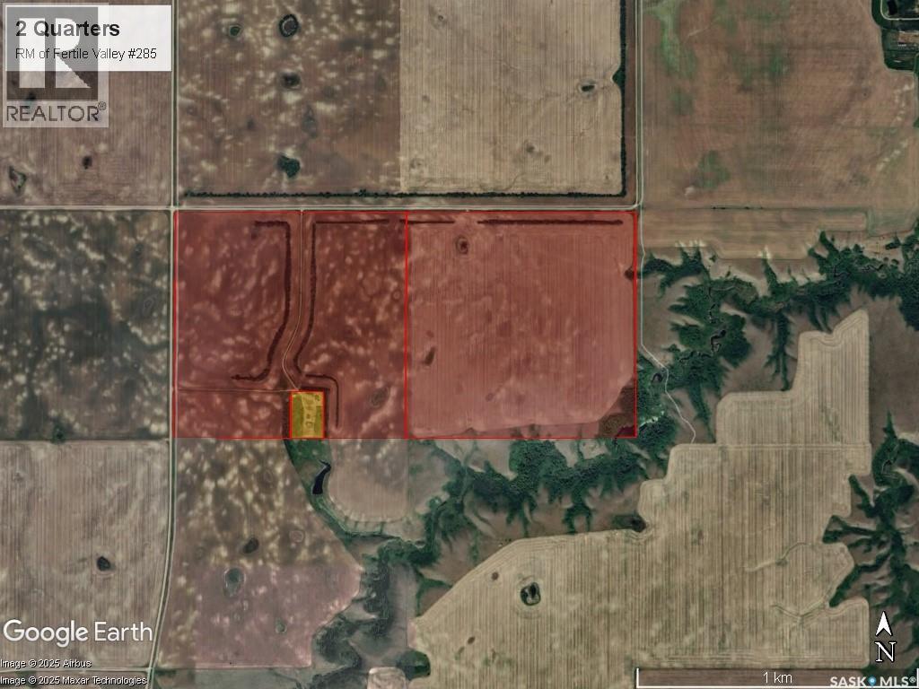 2 Quarters Grainland With Yard Near Macrorie, Sk, Fertile Valley Rm No. 285, SK