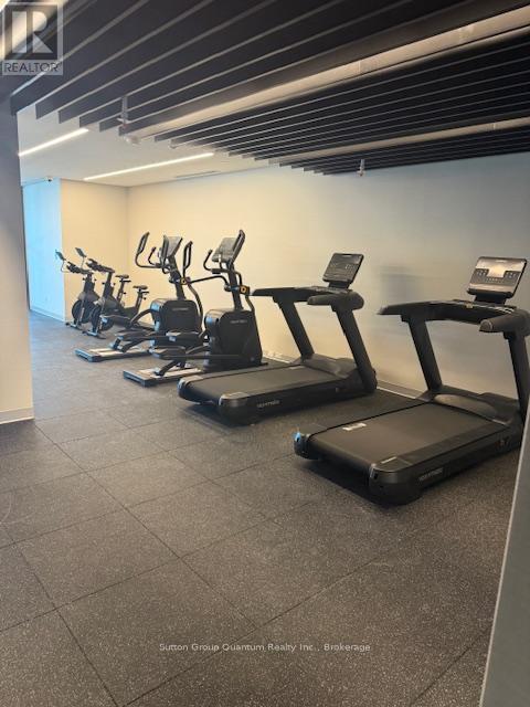 725 - 1037 The Queensway, Toronto (Islington-City Centre West), ON - Indoor Photo Showing Gym Room