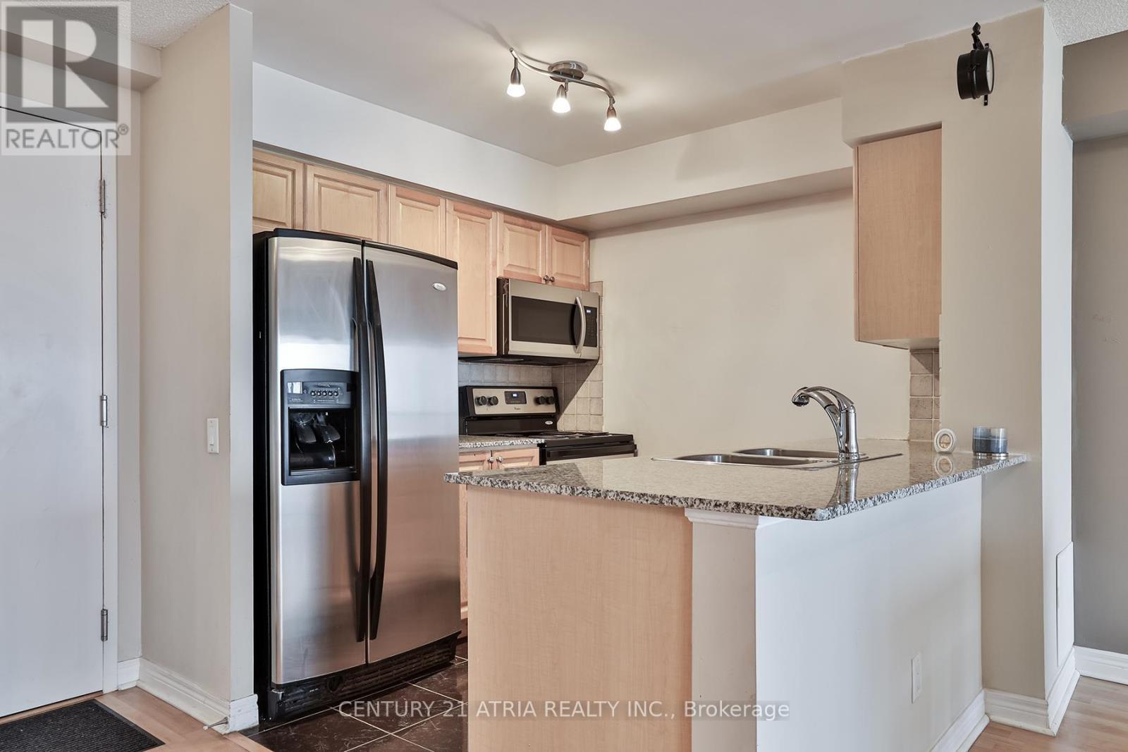 2002 - 83 Borough Drive, Toronto, ON - Indoor Photo Showing Kitchen With Stainless Steel Kitchen