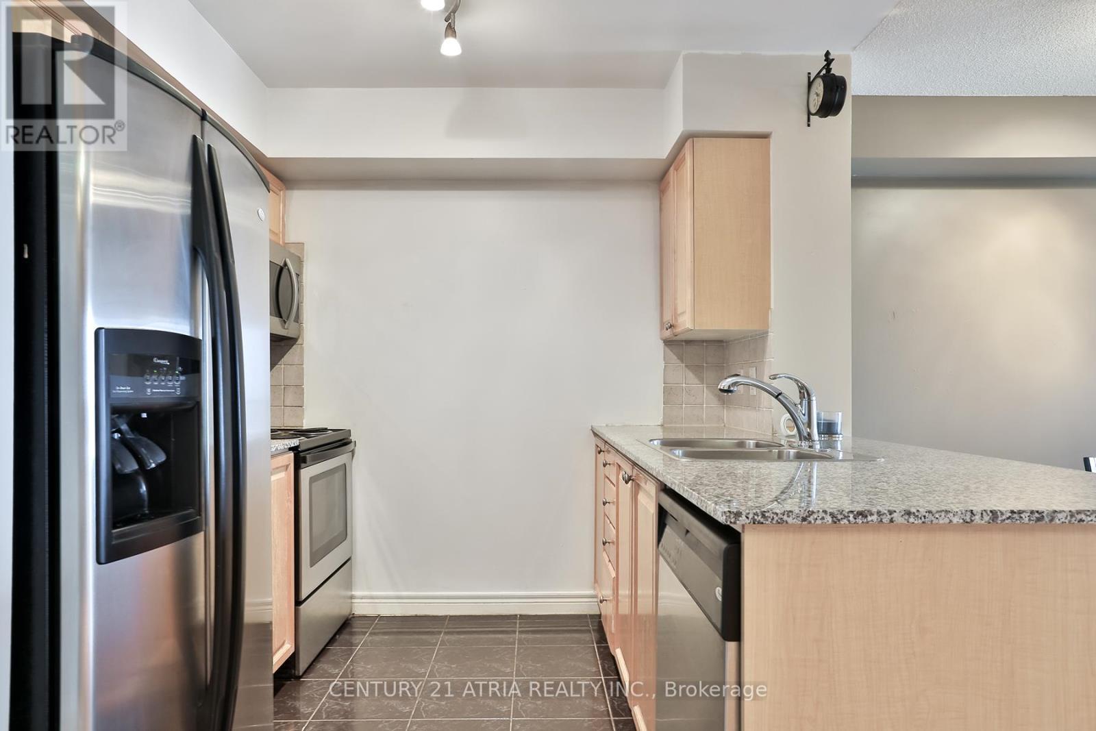 2002 - 83 Borough Drive, Toronto, ON - Indoor Photo Showing Kitchen With Stainless Steel Kitchen With Double Sink