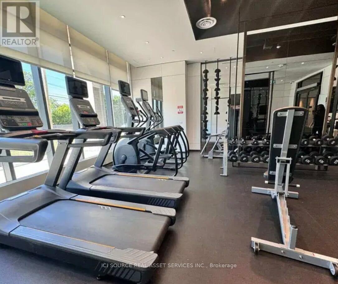 1608 - 1480 Bayly Street, Pickering, ON - Indoor Photo Showing Gym Room
