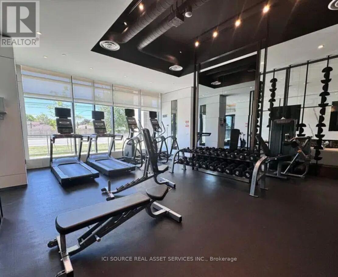 1608 - 1480 Bayly Street, Pickering, ON - Indoor Photo Showing Gym Room