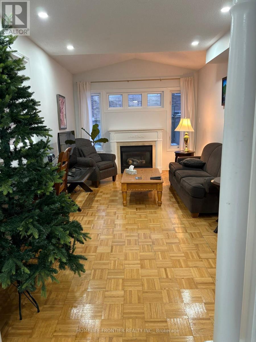 106 Casabel Drive W, Vaughan, ON - Indoor Photo Showing Living Room With Fireplace