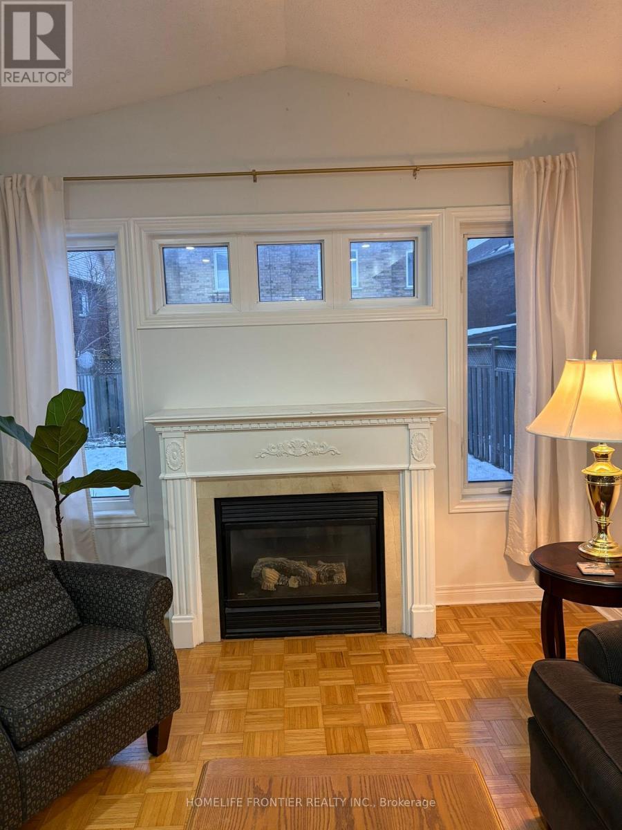 106 Casabel Drive W, Vaughan, ON - Indoor Photo Showing Living Room With Fireplace