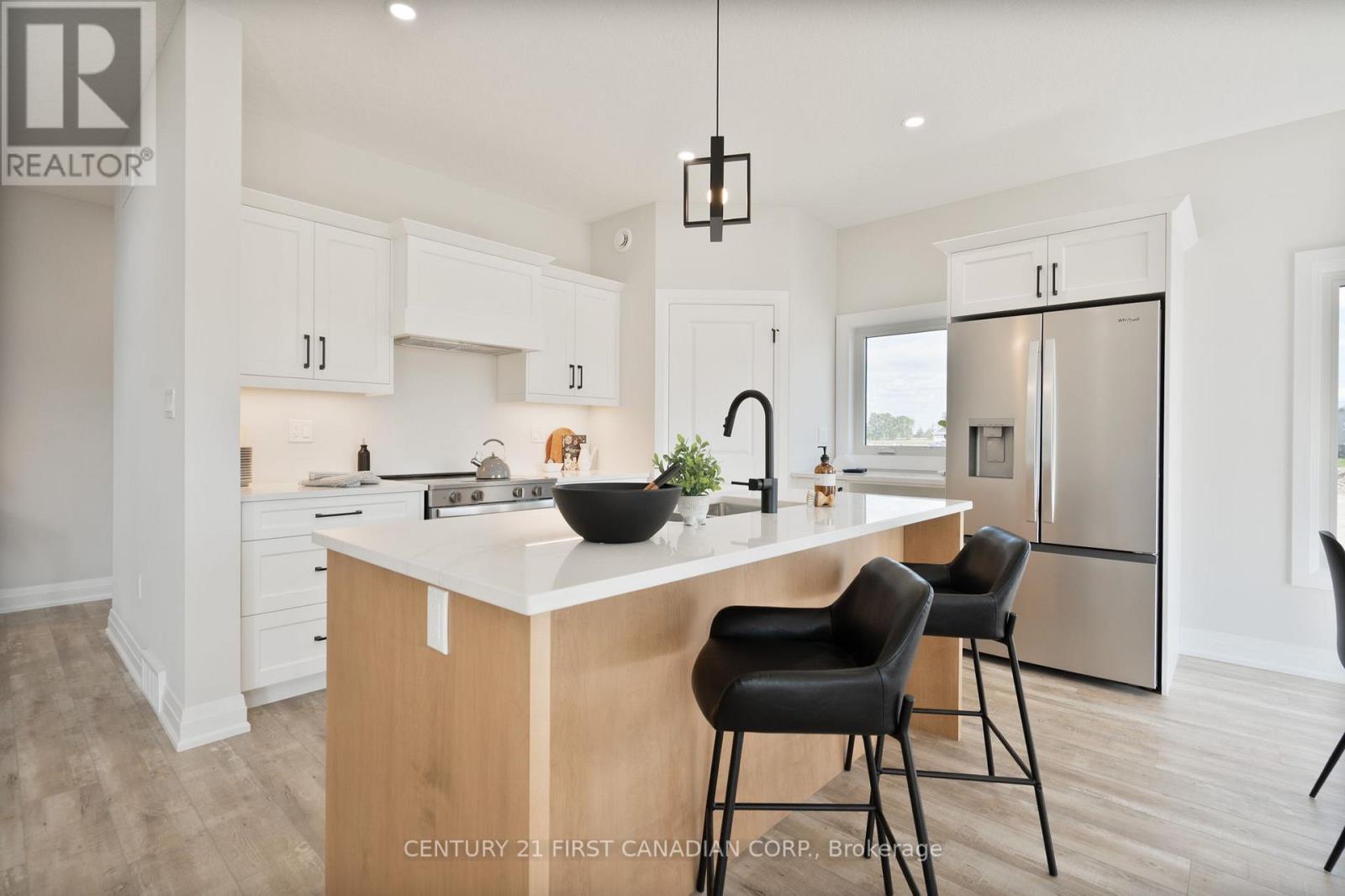 113 Atkinson Street, North Middlesex (Alisa Craig), ON - Indoor Photo Showing Kitchen With Upgraded Kitchen