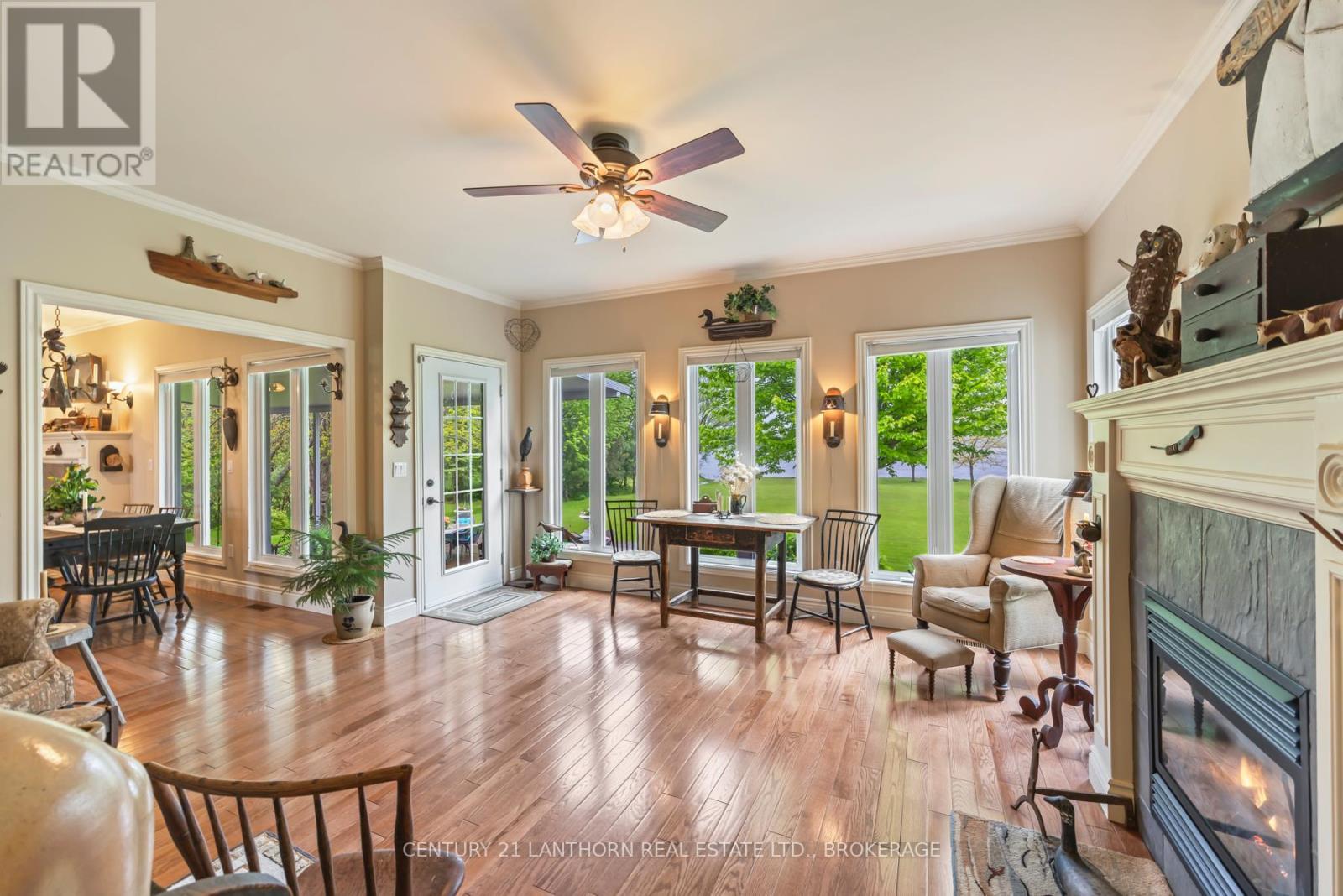 9430 County 2 Road W, Greater Napanee (Greater Napanee), ON - Indoor Photo Showing Other Room With Fireplace