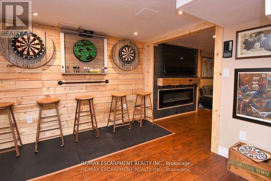 448 Acadia Drive, Hamilton, ON - Indoor Photo Showing Other Room With Fireplace