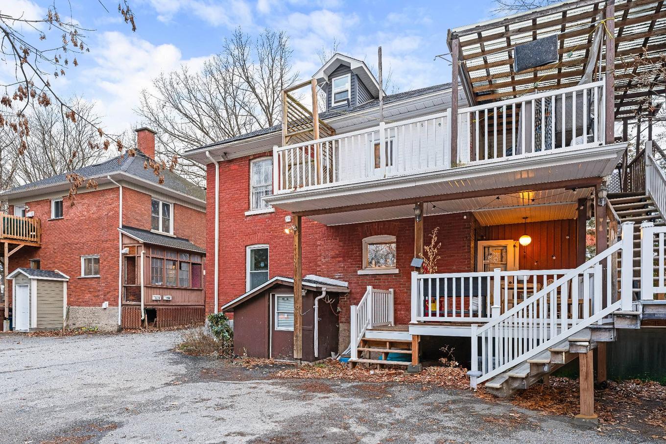 Back facade - 1186 - 1188 Rue Belvédère S., Sherbrooke (Les Nations), QC - Outdoor