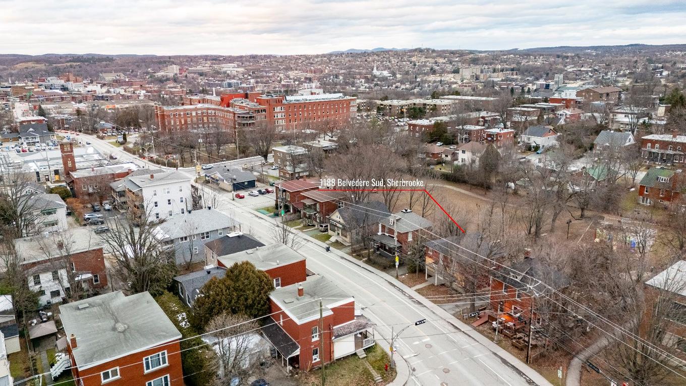 Aerial photo - 1186 - 1188 Rue Belvédère S., Sherbrooke (Les Nations), QC - Outdoor With View