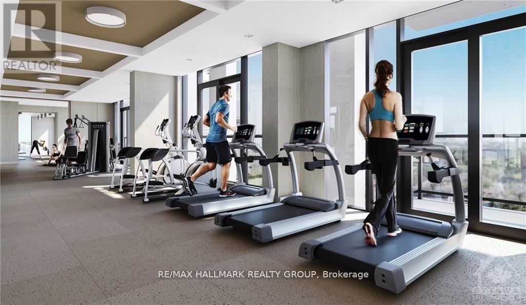 718 - 560 Rideau Street, Ottawa, ON - Indoor Photo Showing Gym Room