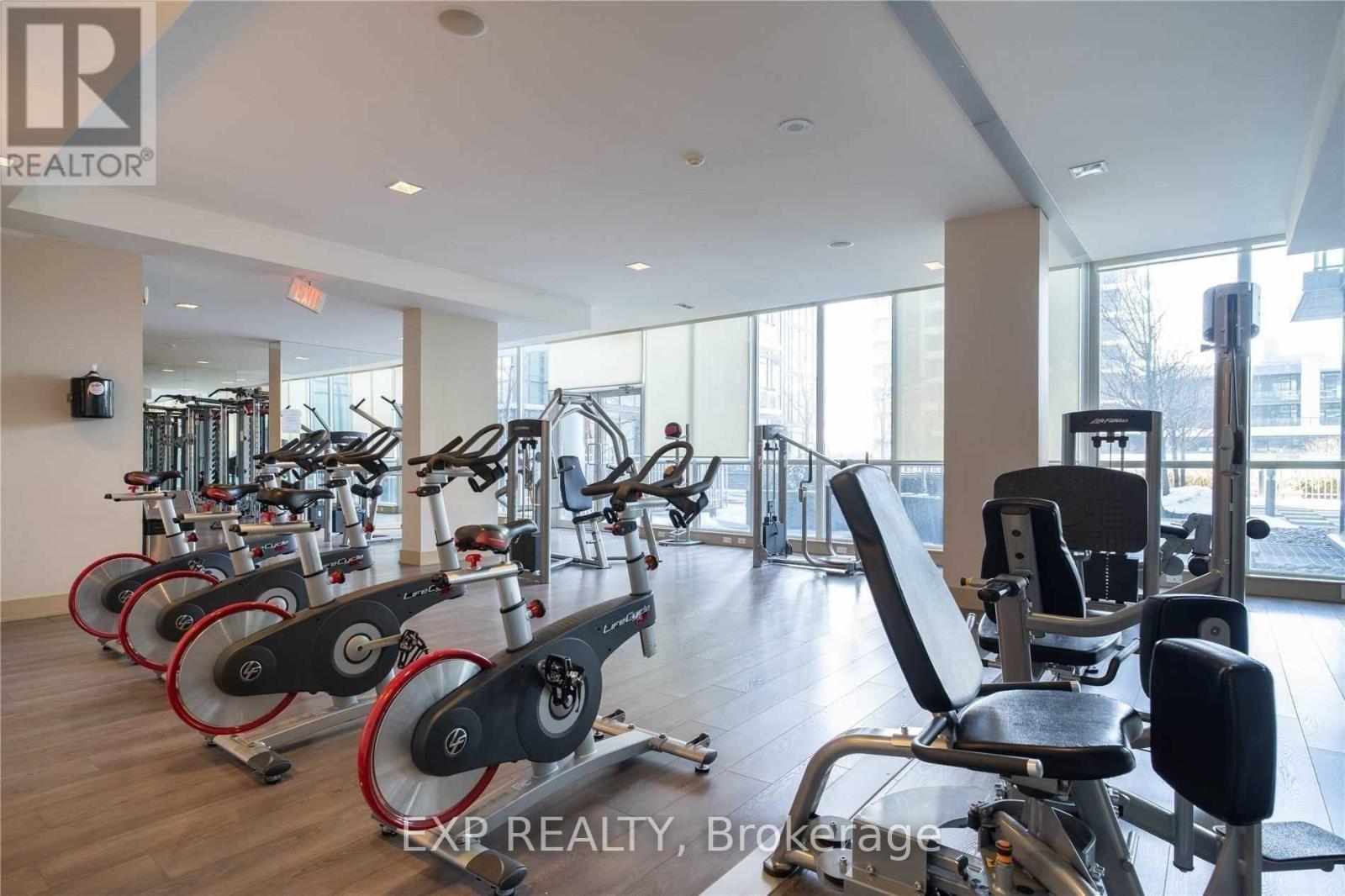2208 - 4070 Confederation Parkway, Mississauga, ON - Indoor Photo Showing Gym Room