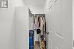 One walk in closet -
