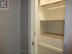 Linen closet. -