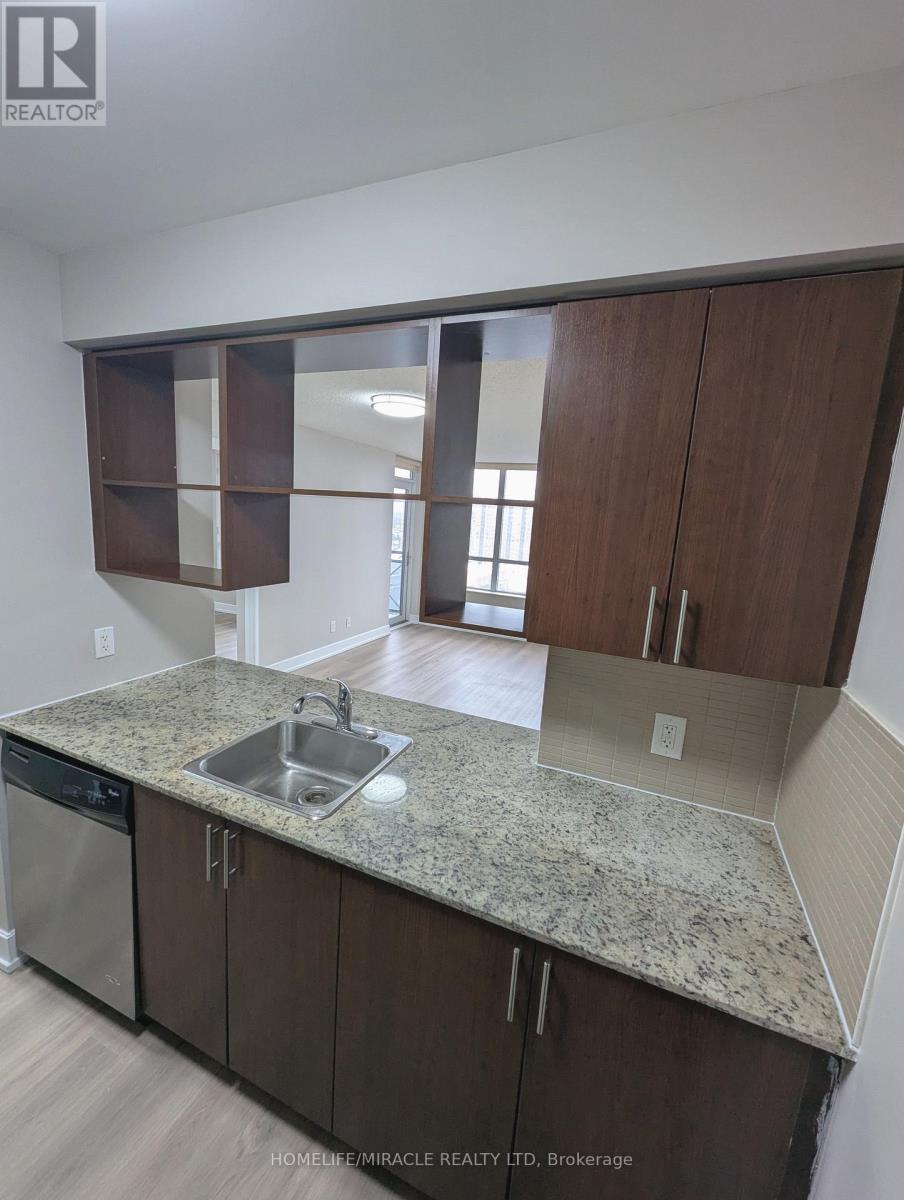 1226 - 2 Eva Road, Toronto, ON - Indoor Photo Showing Kitchen