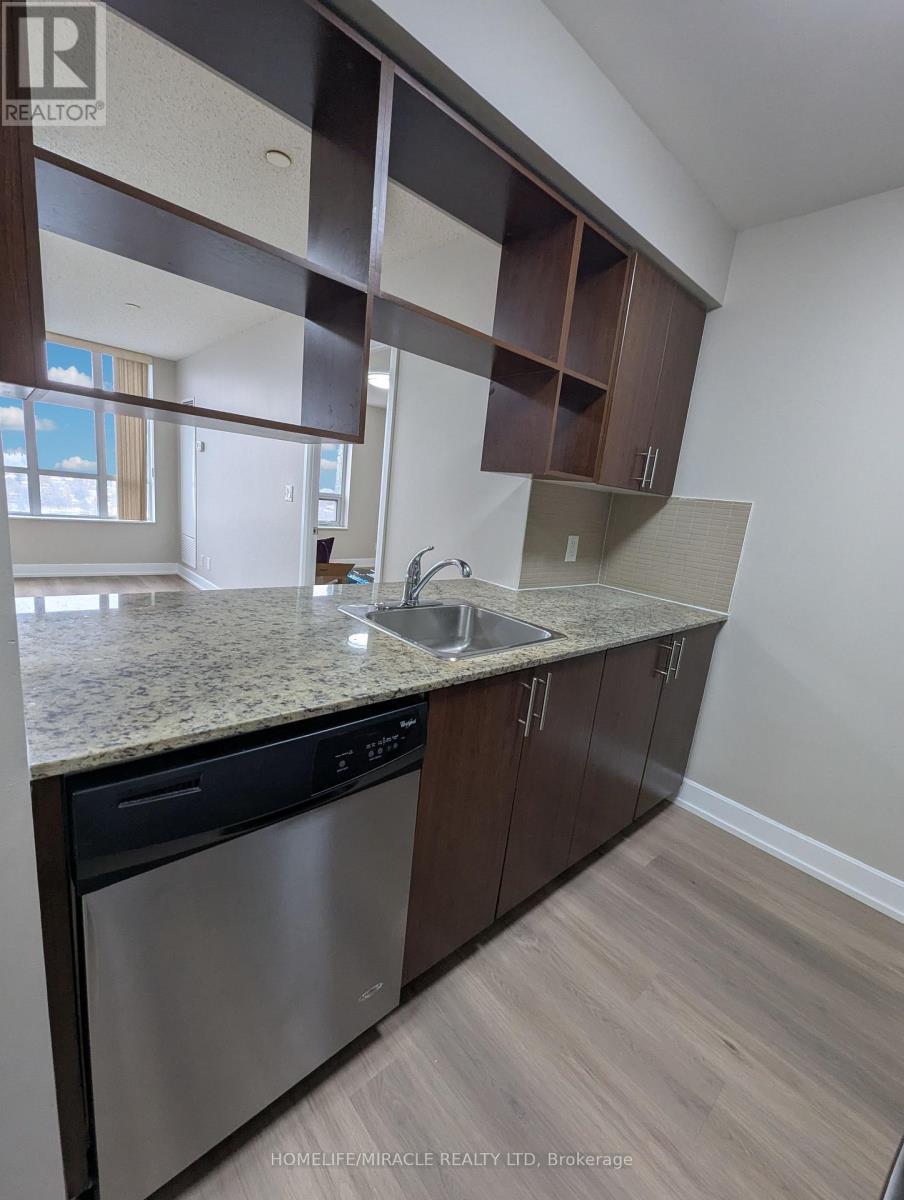 1226 - 2 Eva Road, Toronto, ON - Indoor Photo Showing Kitchen