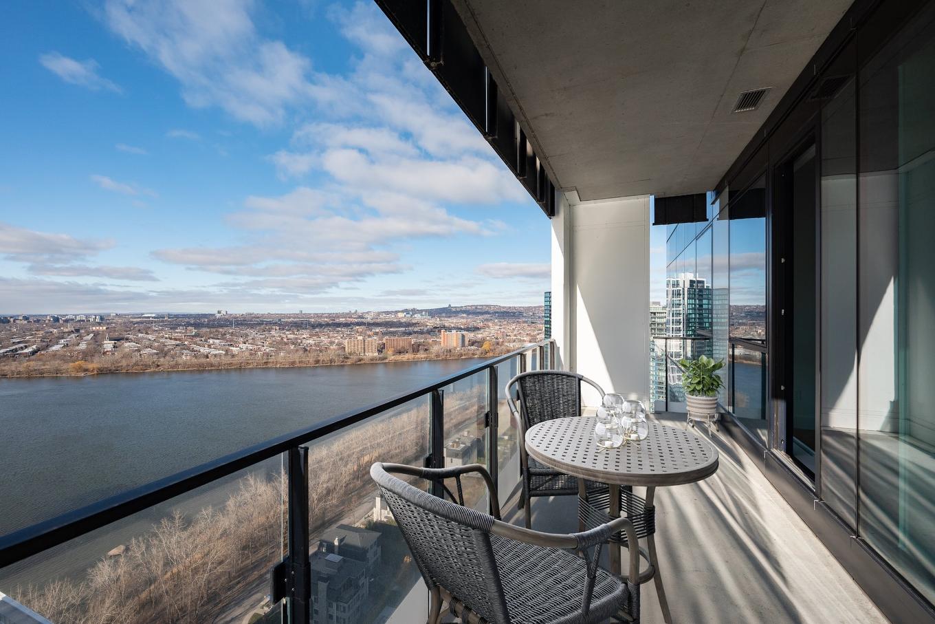 Vue - 2706-1000 Rue André-Prévost, Montréal (Verdun/Île-Des-Soeurs), QC - Outdoor With Body Of Water With Balcony With View With Exterior