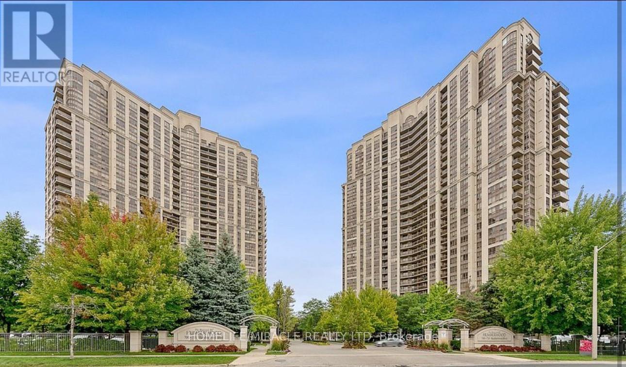 1624 - 700 Humberwood Boulevard, Toronto, ON - Outdoor With Balcony With Facade
